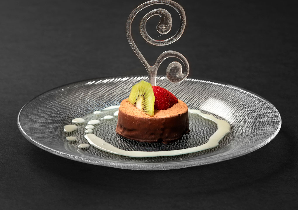 Postre,Truffa con Menta